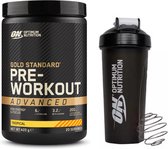 Optimum Nutrition Gold Standard Pre Workout Bundel - Tropical Pre-Workout Advanced + ON Shakebeker - 420 gram (20 doseringen)