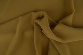15 meter chiffon stof - Beige - 100% polyester