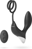 Time 4 Joy® Prostaat Vibrator mannen - Prostaat Stimulator - Sex toys voor mannen - Buttplug & Cockring - Met Afstandsbediening - Zwart