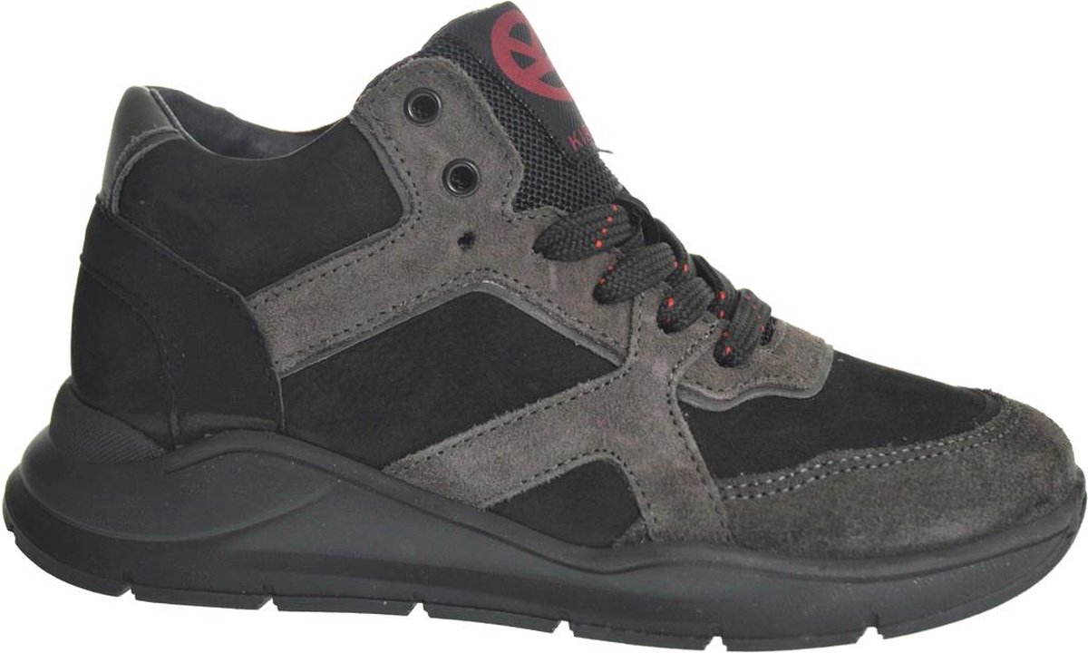 Kipling Fredo 2 Jongens Veterschoen - Zwart