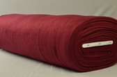 10 meter fleece stof - Bordeaux rood - 100% polyester
