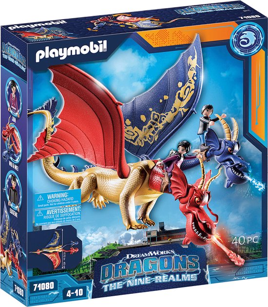 Foto: Playmobil how to train your dragon dragons the nine realms wu wei with jun 71080