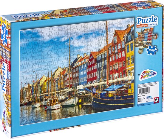 Vader ozon klassiek Grafix Puzzel 1000 stukjes volwassenen | Thema Kopenhagen | Afmeting 50 X  70 CM |... | bol.com