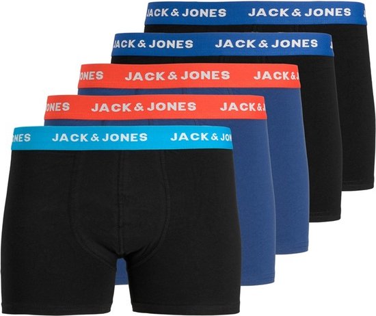 Jack&Jones - Heren - 5-Pack Trunk - Zwart