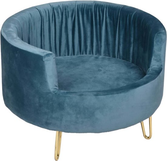 Flamingo - Hondensofa Vivi - Blauw - 48x48x33cm