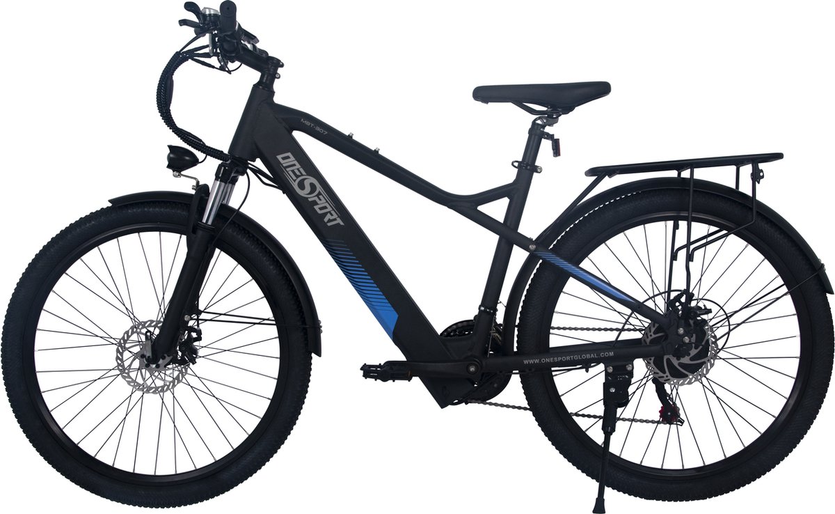moli-fashion Elektrische Fiets Off Road | Electric Mountain Bike | E bike | 250W Motor | 26 Inch | Zwart BK7