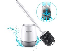Eccolux Luxe Wc borstel met houder - Toiletborstel met hangsysteem - Antibacterieel - Hygiënisch - Duurzaam
