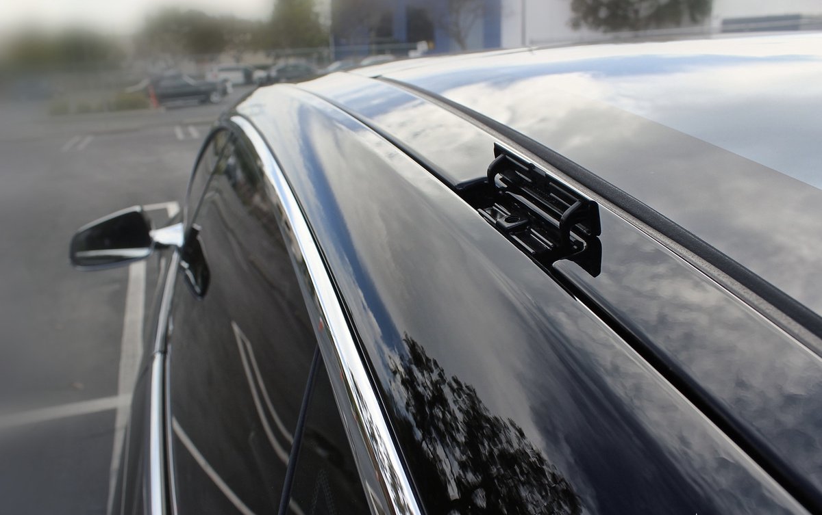 Tesla Model S Dakdrager Zwart juni 2015 - heden Yakima Whispbar Through Auto Exterieur Accessoires – foto 4