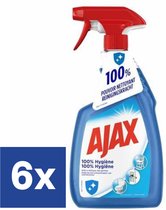 Ajax 100% Hygiëne Allesreiniger Spray - 6 x 750 ml