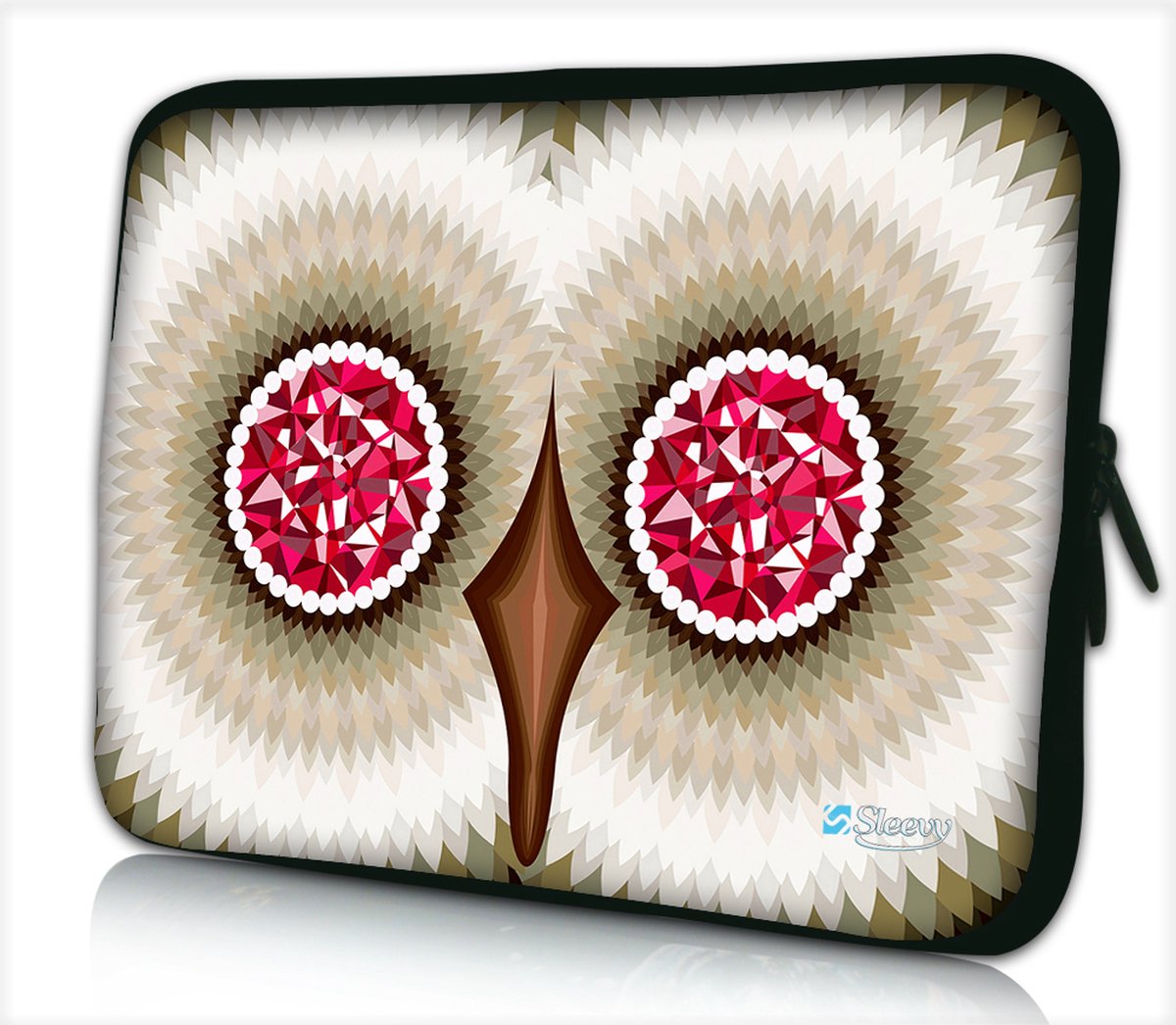Laptophoes 13,3 inch uil - Sleevy - laptop sleeve - laptopcover - Alle inch-maten & keuze uit 250+ designs! Sleevy