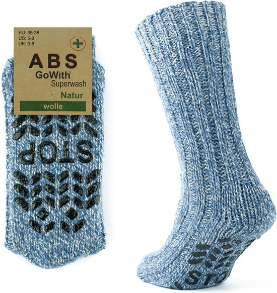 GoWith-anti slip sokken-warme sokken-2 paar-huissokken-dames sokken-grappige cadeaus-moederdag cadeau-39-42