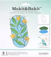 American Crafts - Make it & Bake it - Smelt Crystal - Blue Flower