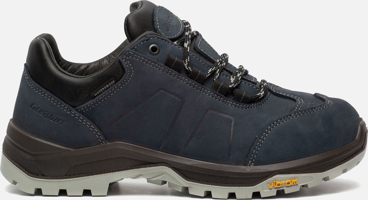 Grisport Arizona Low wandelschoenen Leer Dames Blauw