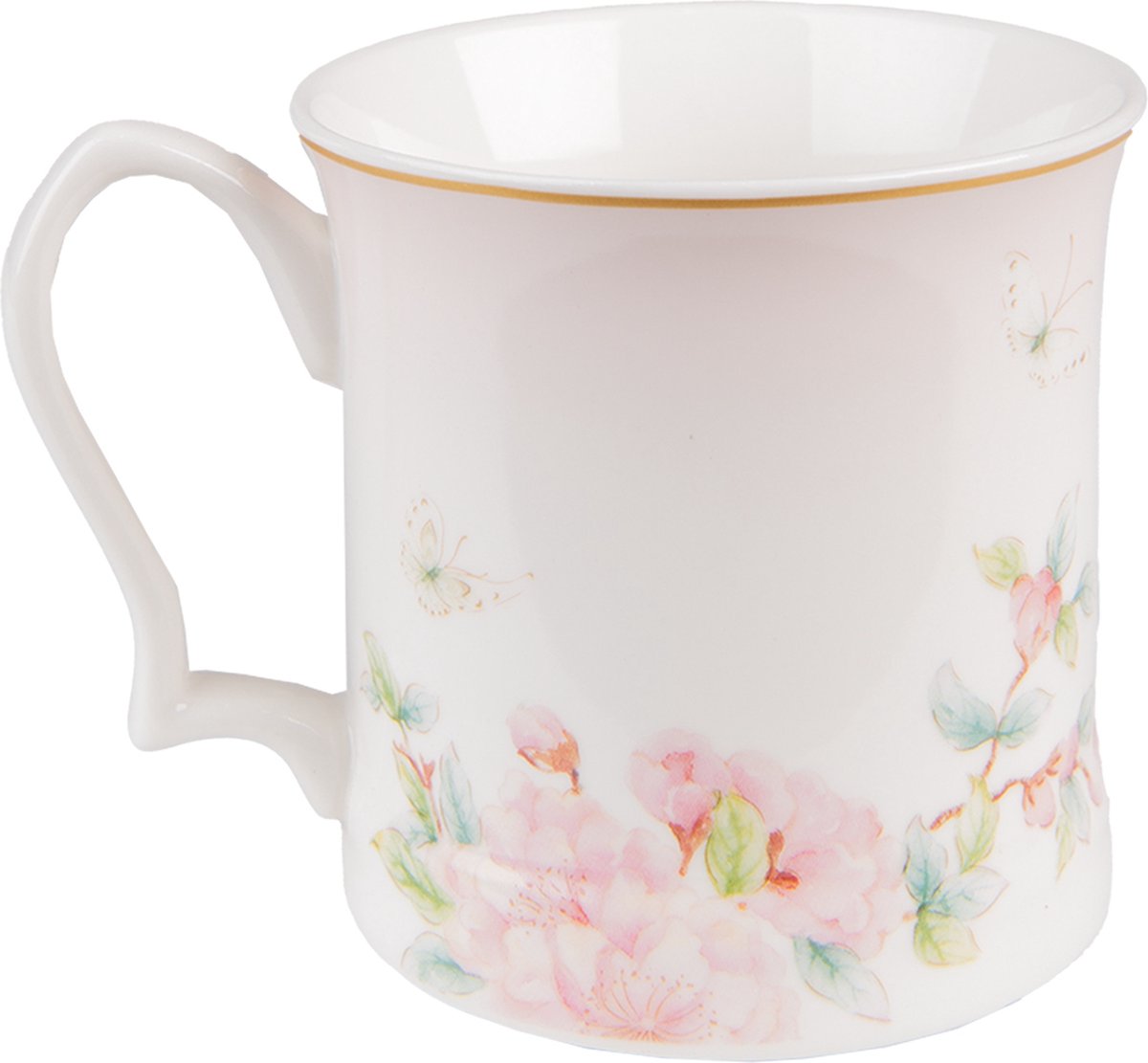 DUNOON Fine Bone China Koffiemok/Koffiemok warm Harten/Kleurrijke Harten ( Henley