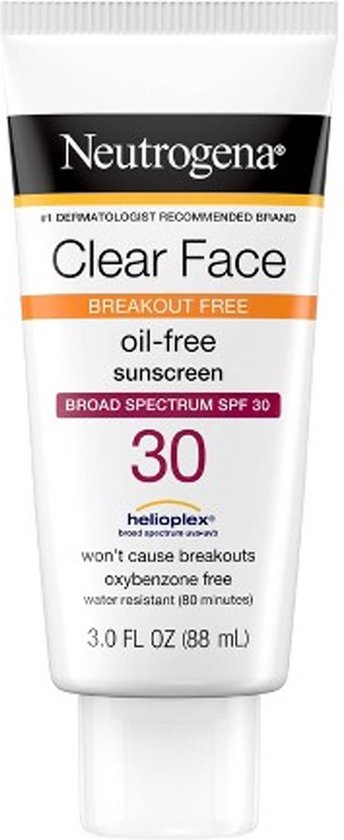 Neutrogena Clear Face Liquid Sunscreen Lotion SPF 30