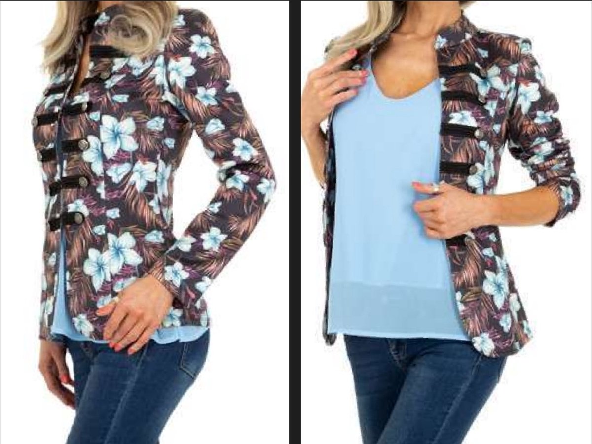 Blazer Elegant Flower