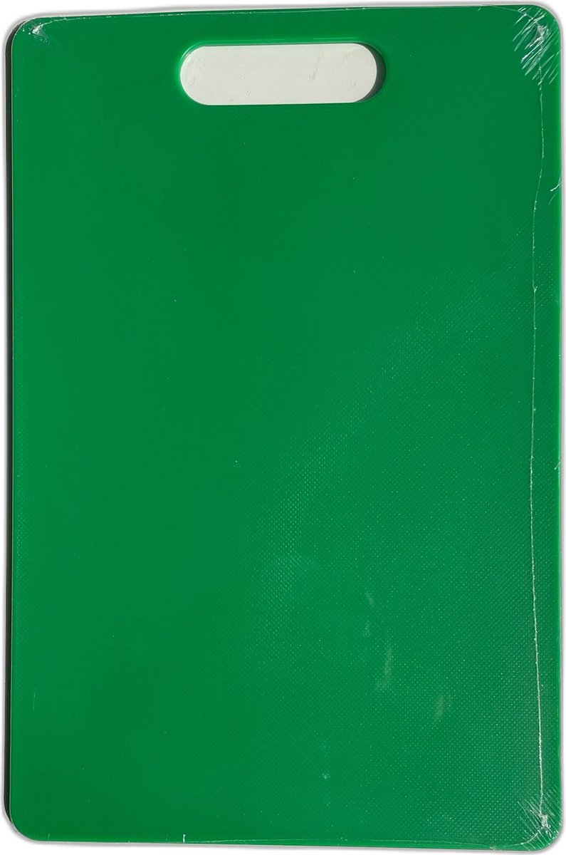 SNIJPLANK- CUTTING BOARD 35 x 23 cm STEVIG-GROENE SNIJPLANK-MET HANDGREEP