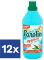 Carolin Hygiene Eucalyptus - Nettoyant pour sols - 12 x 1L - pack économique