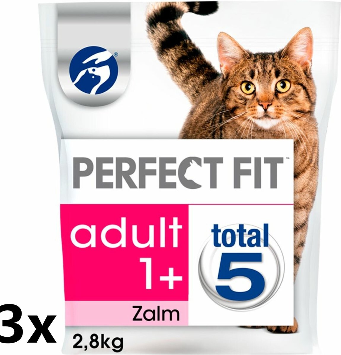 Perfect Fit Perfect Fit - Kattenvoer - Adult Zalm - 3x2,8kg