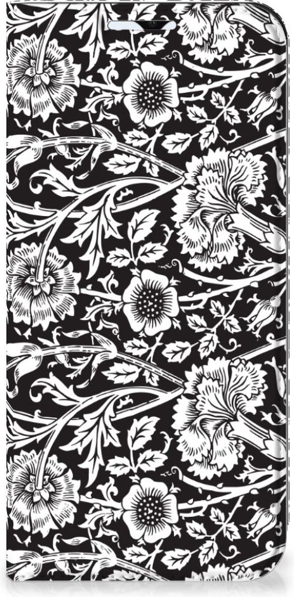 Samsung Galaxy A23 Smart Cover Black Flowers