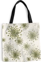 Sac Bandoulière - Sac De Plage - Shopper Fleurs Sauvages - Motifs - Graines - 45x45 cm - Sac Coton