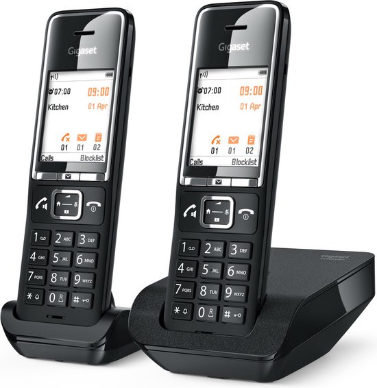 Gigaset COMFORT 550 Duo - comfortabele draadloze DECT telefoon met 2  handsets | bol.com