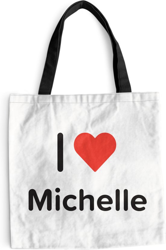 Sac bandoulière - Sac de plage - Shopper I love - Michelle - Fille - 45x45 cm - Sac coton