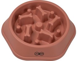 JU&MP Anti Schrokbak Hond - Voerbak Hond - Slow Feeder - Botten - Roze
