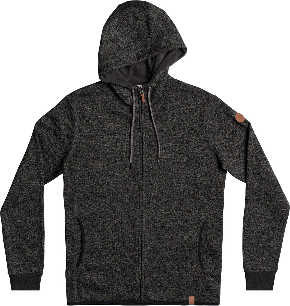 Quiksilver Keller Zip Hoodie Heren Maat XXL Donkergrijs