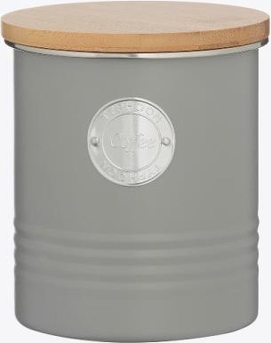 Typhoon Living boîte de rangement pour café gris ø 12cm H 14cm