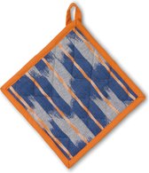 Pannenlap, Oranje / Blauw - Kela | Ethno