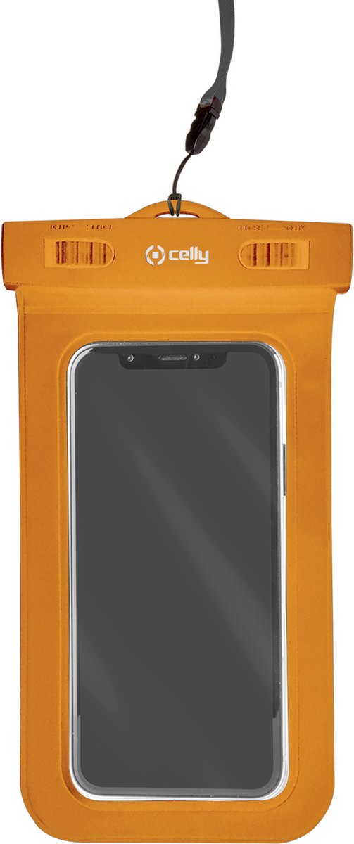 Celly - ProCompact Beschermhoes Waterproof tot 10 meter - Kunststof - Oranje