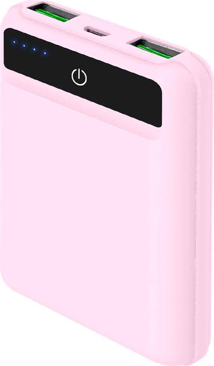 Celly Powerbank Pocket 5000mah 6,3 X 9 Cm Roze