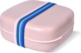 Bento Lunchbox met Elastiek 1.3l Recycled Plastic - Roze