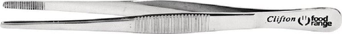 RVS Micro Pincet Met Ronde Punt - 16cm - Clifton CC163