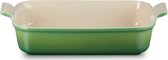 Le Creuset Aardewerken rechthoekige ovenschaal Bamboo Green 32cm 3,85l