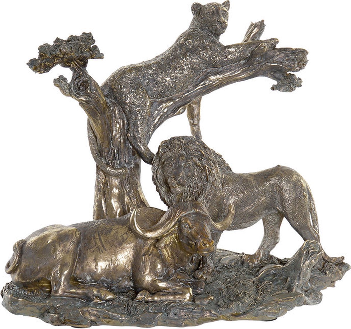 Decoratieve figuren DKD Home Decor Jungle Hars (28 x 17 x 23 cm)
