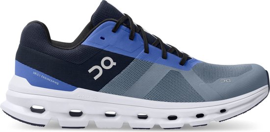 ON Cloudrunner Men - Chaussures de sport - Course à pied - Route - gris/bleu