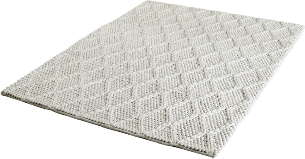 Grijs vloerkleed - 200x290 cm  -  A-symmetrisch patroon - Modern Modern