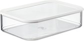 Mepal – boîte de rangement Modula XXL – blanc – boîte de produits carnés – boîte à fromages – boîte de rangement avec couvercle – hermétique - transparent