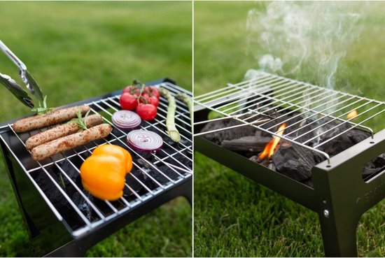 Blaupunkt - Opvouwbare BBQ - Barbecue Grill -Voor Camping / Reizen - draagbare houtskool van Blaupunkt — afbeelding 2