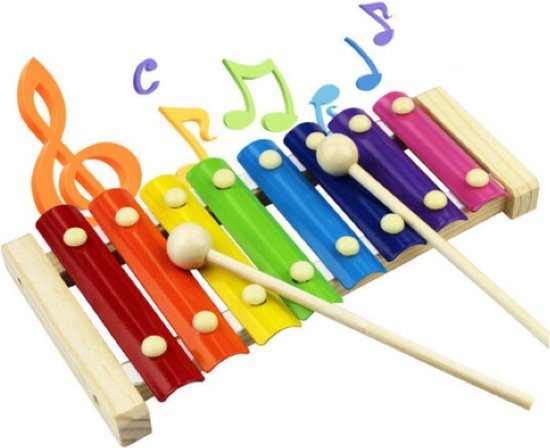 Montessori Speelgoed Xylofoon Regenboog