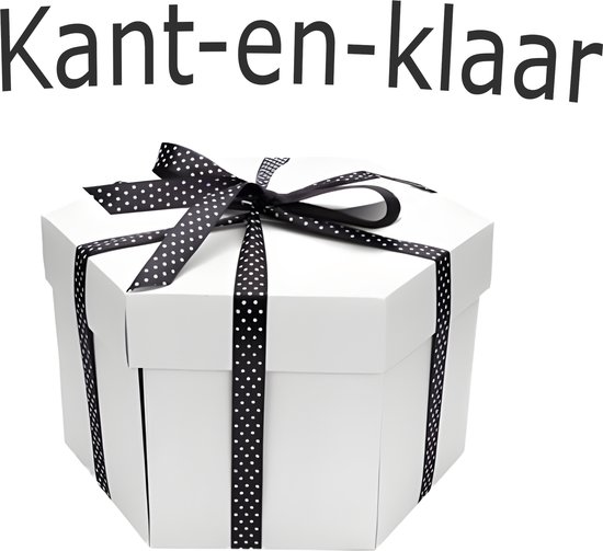 Explosion Box - Kant en Klaar - Foto Doos - Gift Box - Wit - Explosie Foto Doos - Valentijn cadeau