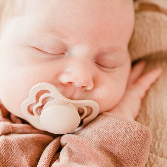 BIBS Supreme Glow in the dark Sage Natuurrubber maat 1 06 maanden 1