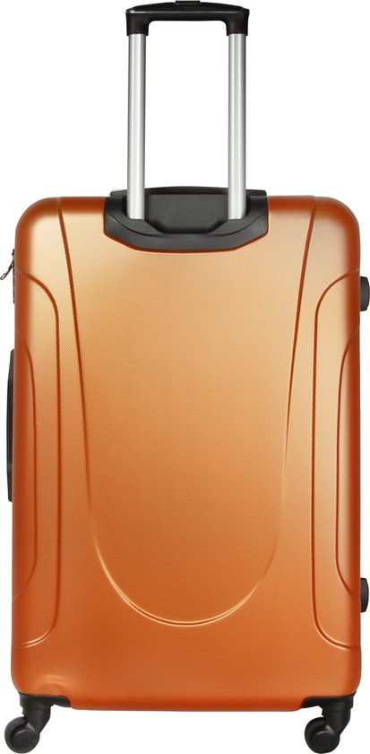 Madisson - Reis koffer - 60cm Cijferslot- Lichtgewicht koffer - wielen- Oranje -... | bol.com