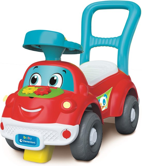 Baby Clementoni - Ride on Car 3 in 1 - Loopwagen - Loopauto Met Blokken en Figuren - vanaf 1 jaar