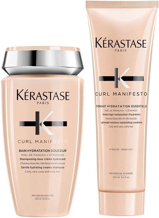Kérastase - Shampooing Curl Manifesto 250 ml + Après-shampooing 250 ml - Pack économique