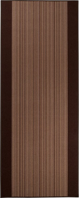 Tapiso Tapis en Caoutchouc Antidérapant Beige Marron Clair Classique Tapis  en