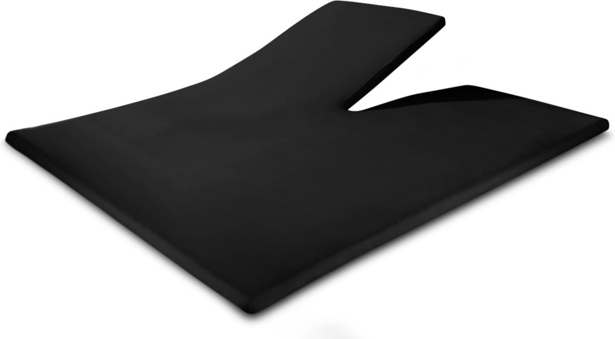 Dreamhouse Splittopper Jersey Hoeslaken - 140X200 - Zwart