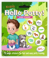 Hello Potty! - 10 Magic Stickers met Dieren - Zindelijkheidstraining Kind - Plasstickers voor kinderen- 10 Magische plasstickers - Potjestraining